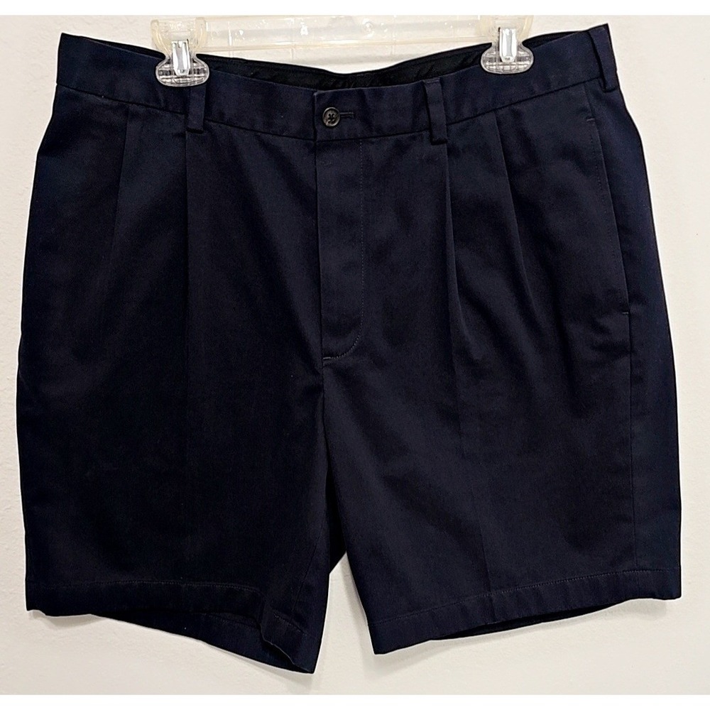 BROOKS BROTHERS Establiahed 1818 Advantage Short 100% Cotton Navy Blue W36